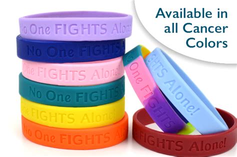 bladder cancer bracelets|nobody fights alone cancer bracelet.